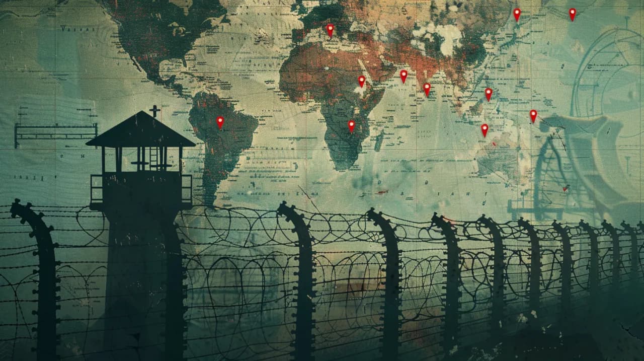 Obozy koncentracyjne: Mapa zbrodni nazistowskich w Europie i Azji