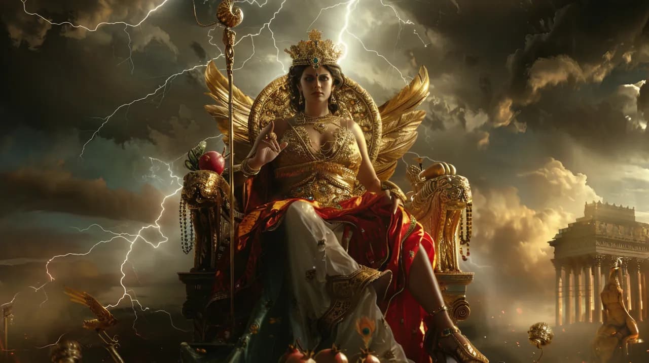 Hera, bogini w mitologii greckiej - jej rola, atrybuty i mitologiczne historie