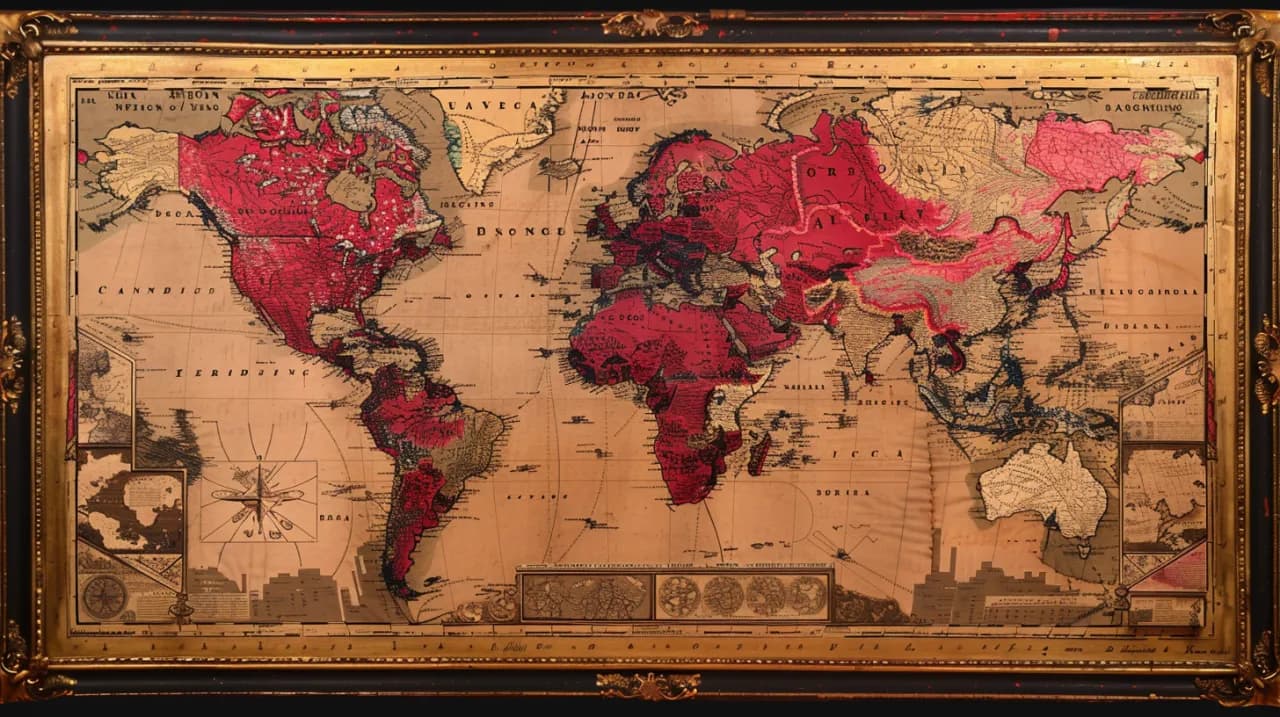 Imperium Brytyjskie na mapie - zasięg, ekspansja i wpływ na świat