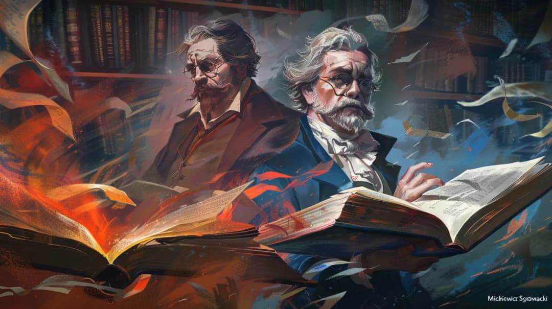 Mickiewicz kontra Słowacki: Kto naprawdę był lepszym poetą? Poznaj fakty