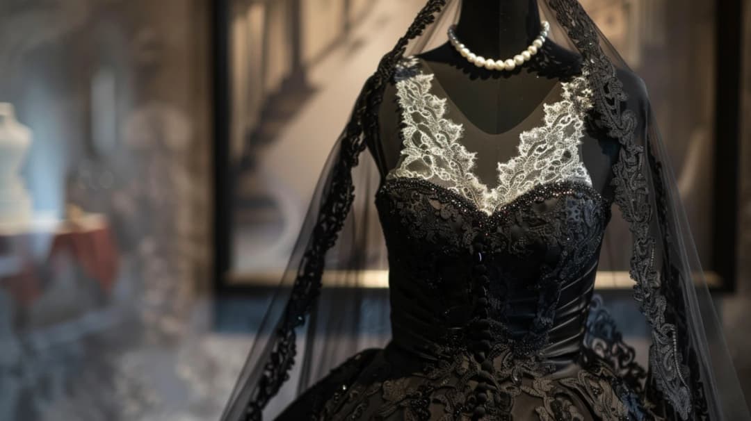 Czarne suknie ślubne: Elegancja w najczystszej postaci
