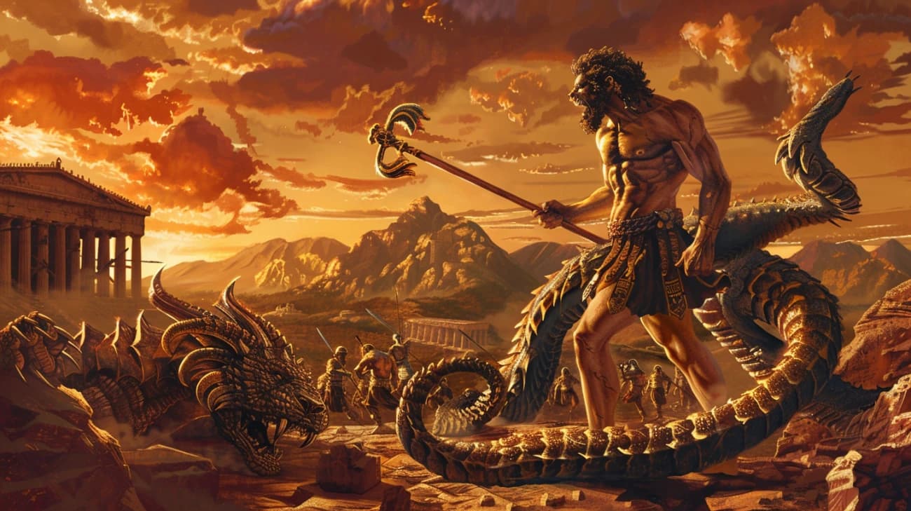 12 Prac Herkulesa: Niesamowite przygody legendy starożytnej Grecji.