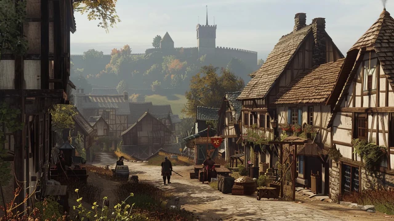 Miasta w średniowieczu - różnice między życiem miejskim a wiejskim