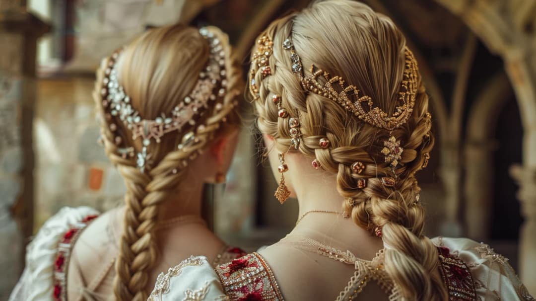 Fryzury dam średniowiecza: Odkryj dawne trendy i ich znaczenie.