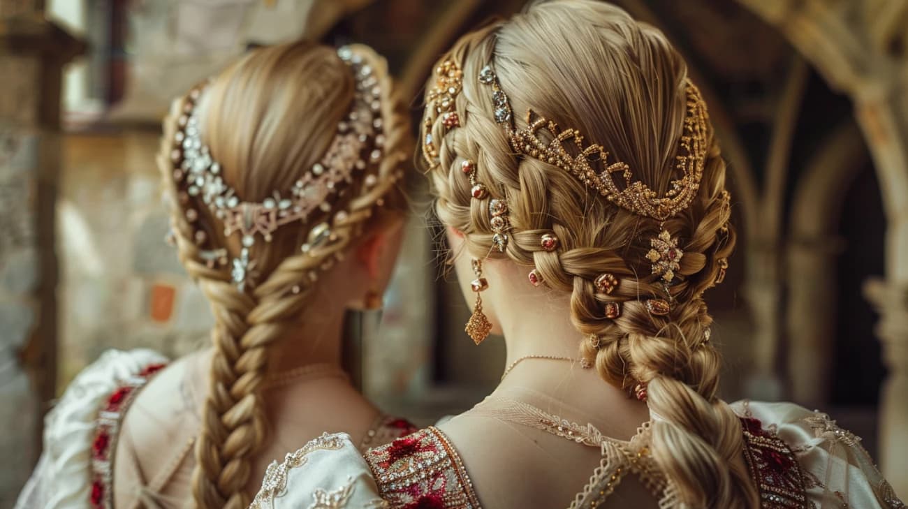 Fryzury dam średniowiecza: Odkryj dawne trendy i ich znaczenie.